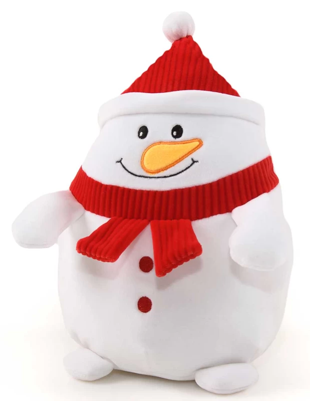Χριστουγεννιάτικο Λούτρινο Χιονάνθρωπος 20cm 236633b (Preview 1)