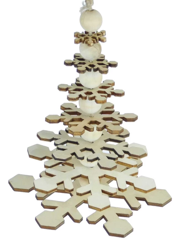 Χριστουγεννιάτικο Στολίδι Ξύλινο Δεντράκι 236512a (Preview 1)