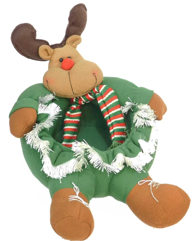 Χριστουγεννιάτικο Διακοσμητικό Καλάθι Τάρανδος 54x33cm 27988 (Preview 1)