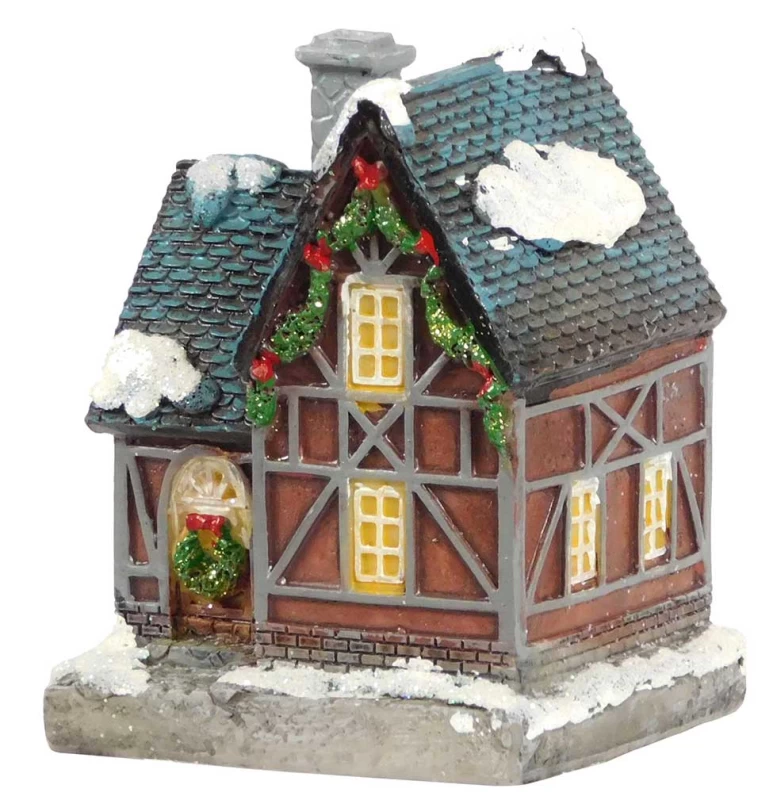 Χριστουγεννιάτικο Σπιτάκι Φωτιζόμενο 317361e (Preview 1)