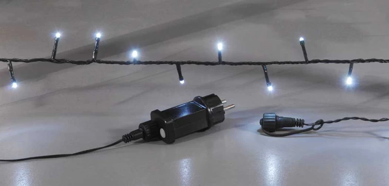 100 Led Λαμπάκια G/Clear Επεκτεινόμενα με Πρόγραμμα 5m - IP44 - 60216 (Preview 2)