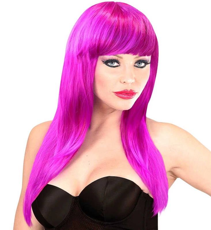 Αποκριάτικη Περούκα Vogue Φούξια 319064 (Preview 1)