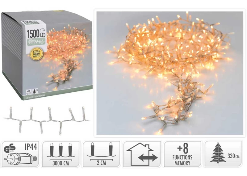 1500 LED S/Extra Warm White 30.0m 261448 - IP44 με Πρόγραμμα (Preview 2)