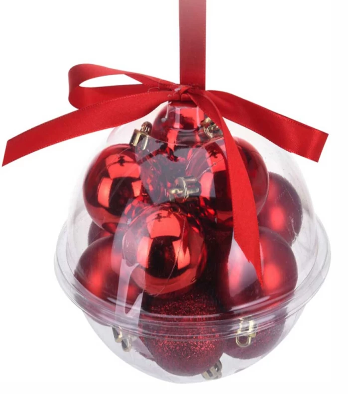 Σετ 14 τεμ. Χριστουγεννιάτικες Μπάλες 4cm 602319 (Preview 1)