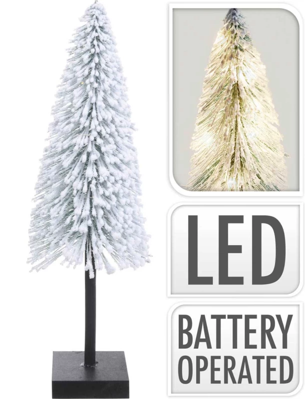 Διακοσμητικό Δεντράκι Χιονισμένο Φωτιζόμενο 50cm 241932 (Preview 1)