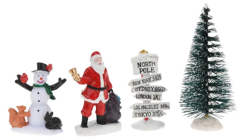 Σετ 4 τεμάχια Φιγούρες Χωριού 003155a (Preview 1)