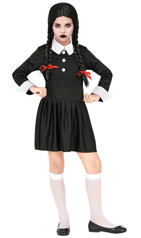 Αποκριάτικη Παιδική Στολή Dark Girl - Wednesday 6565 - 318249 (Preview 2)