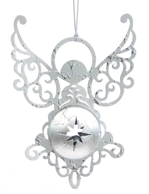 Χριστουγεννιάτικο Στολίδι Αγγελάκι με Κουδουνάκι 12cm 9787251b (Preview 1)