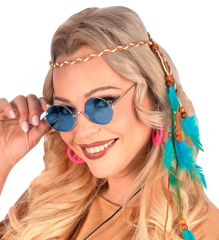 Αποκριάτικα Στρογγυλά Γυαλιά Χαρακτήρων Μπλέ 318023 (Preview 2)