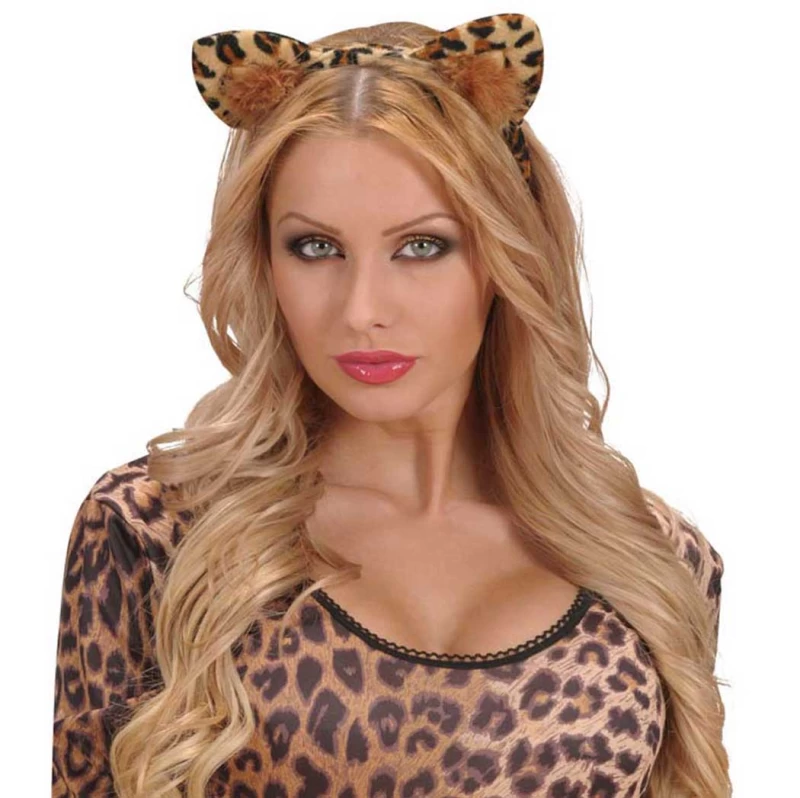 Αποκριάτικη Στέκα Leopard Velvet 318034  (Preview 1)