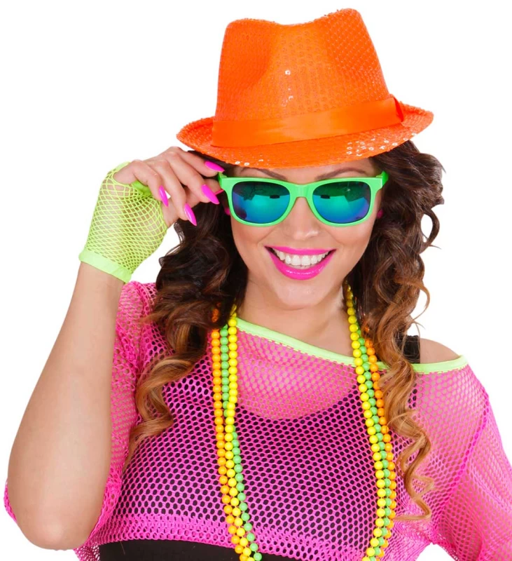 Καπέλο Καβουράκι Neon Πορτοκαλί με Πούλιες 318421 (Preview 5)