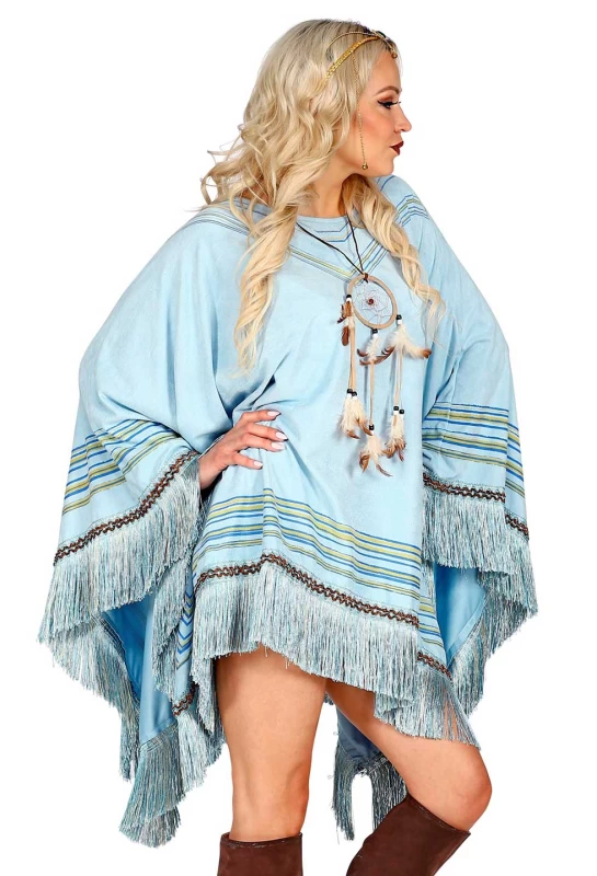 Azure Suede Look Poncho 42932 (Preview 4)
