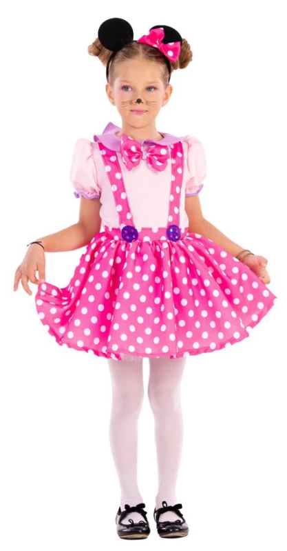 Αποκριάτικη Στολή Pink Mouse 1524 (Preview 1)