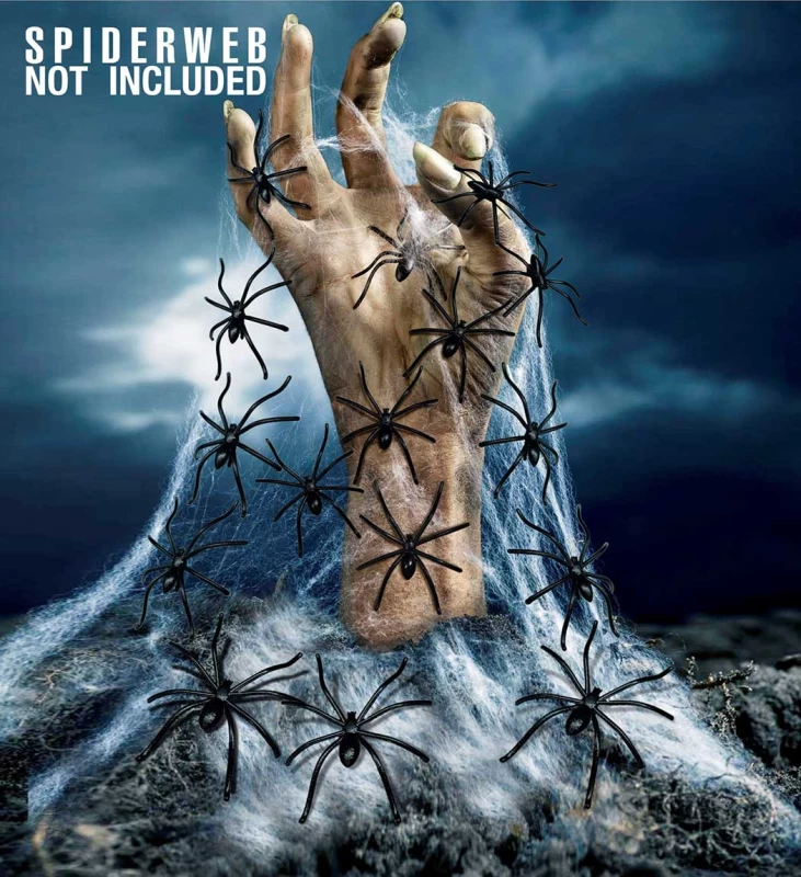 Σετ 50 τεμάχια Μαύρες Αράχνες 5cm 318127 (Preview 2)