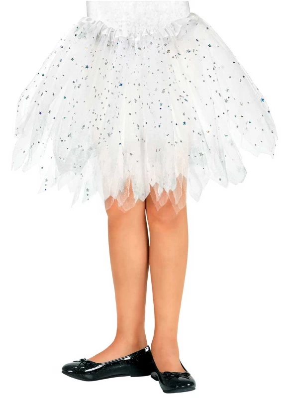 Παιδική Φούστα Tutu Άσπρη με Glitter 318169 (Preview 1)
