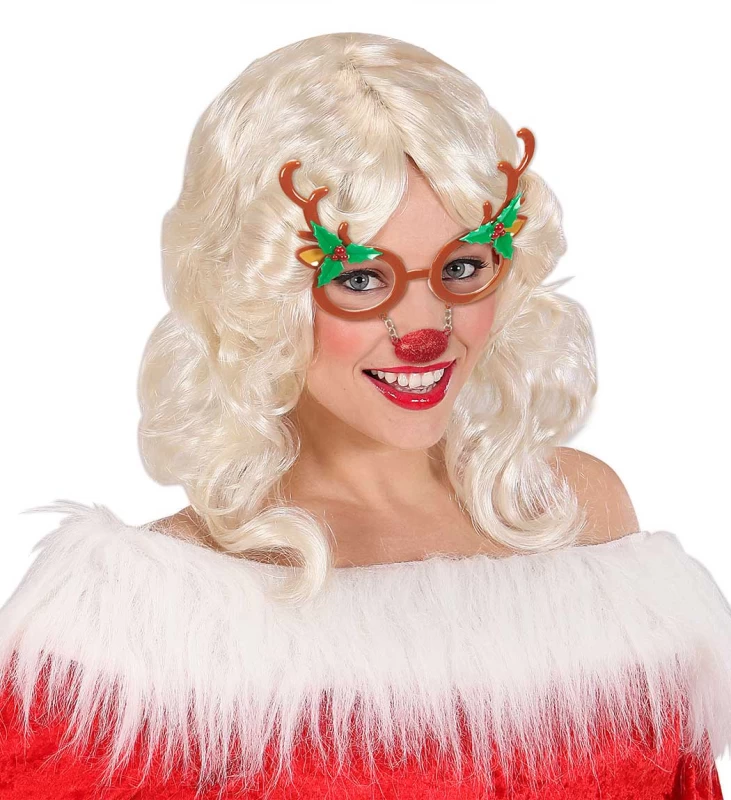 Γυαλιά Ταράνδου με Κέρατα και Μύτη - REINDEER GLASSES 03425 (Preview 2)