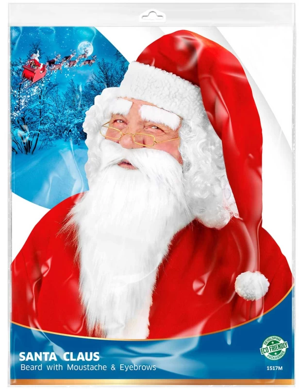 Σετ Άγιου Βασίλη Μούσι Μουστάκι Φρύδια 1517m - 237701 (Preview 2)