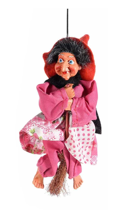 Διακοσμητικό Στολίδι Ιπτάμενη Μάγισσα 5.5x5x20cm 564041c (Preview 1)