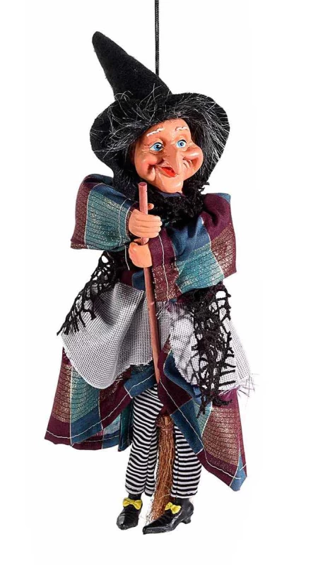 Διακοσμητικό Στολίδι Ιπτάμενη Μάγισσα 8x6x32cm 564044a (Preview 1)