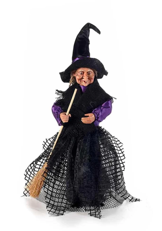 Διακοσμητική Μάγισσα και Καραμελοθήκη 16x37cm 563578b (Preview 1)