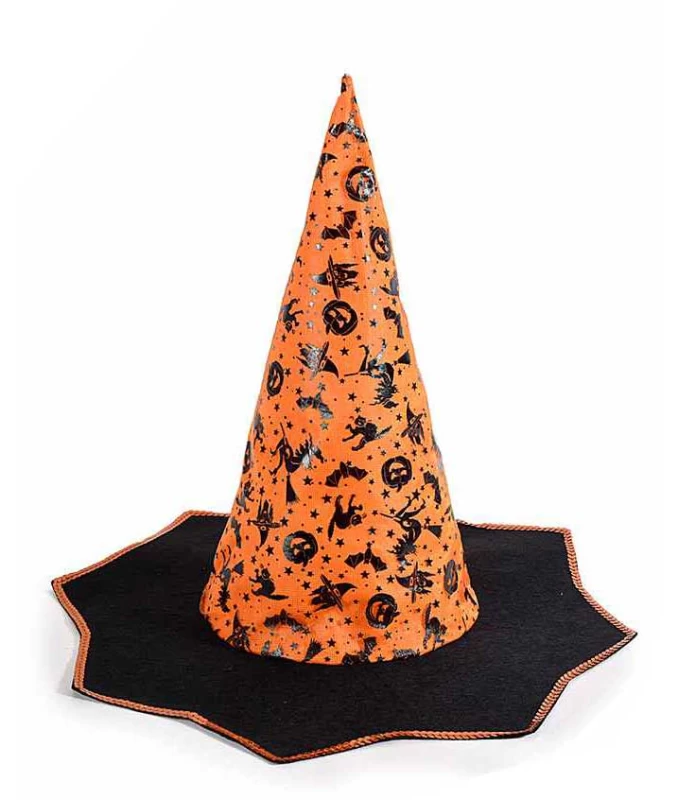 Αποκριάτικο Καπέλο Μάγισσας με Μεταλιζέ Halloween Διακόσμηση 563645a (Preview 1)