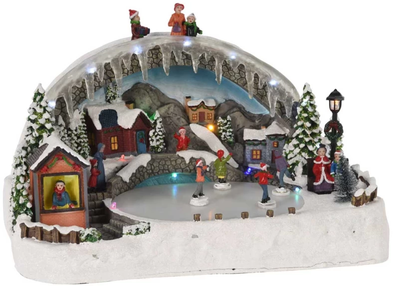 Χριστουγεννιάτικη Παράσταση με Κίνηση και Φωτισμό Led 787727 (Preview 1)