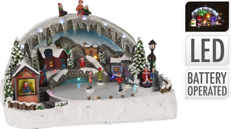 Χριστουγεννιάτικη Παράσταση με Κίνηση και Φωτισμό Led 787727 (Preview 2)