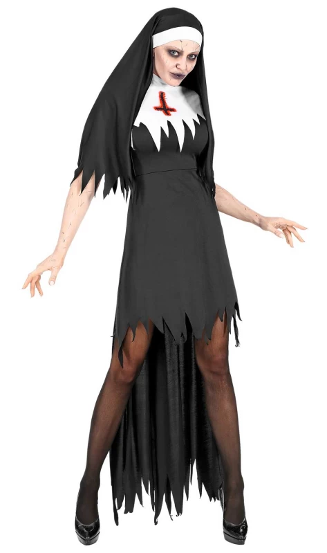 Αποκριάτικη Στολή Horror Nun 0192 - 318590 (Preview 4)