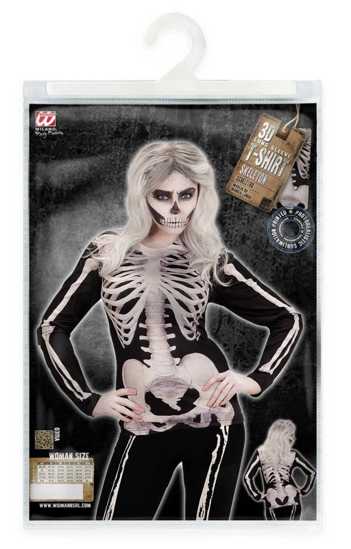 Halloween Γυναικεία Μπλούζα Σκελετός 98697 (Preview 5)