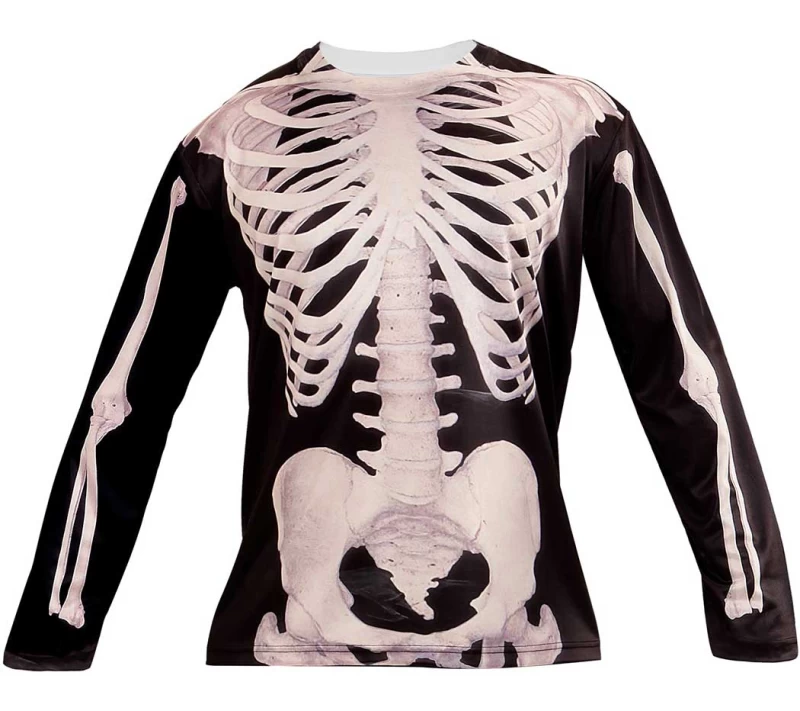 Αποκριάτικη Μπλούζα Σκελετός Διπλής Όψης 98695 (Preview 5)