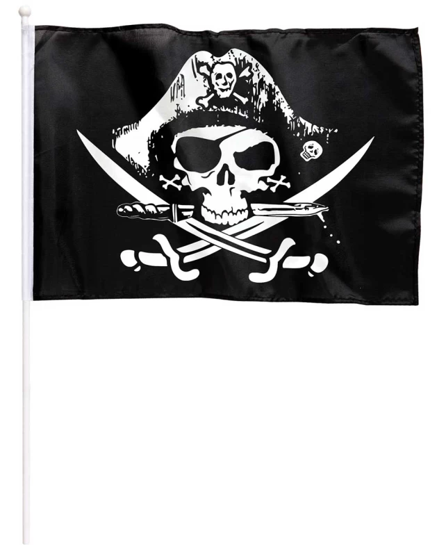 Αποκριάτικη Σημαία Πειρατική 43x30cm 318276 (Preview 1)