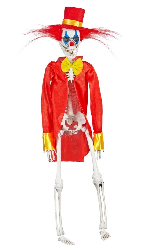 Halloween Διακοσμητικός Killer Clown Skeleton με σπαστές αρθρώσεις 40cm 319490 (Preview 1)