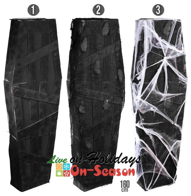Halloween Coffin με Γάζα και Ιστό Αράχνης 160cm 01421 (Preview 2)