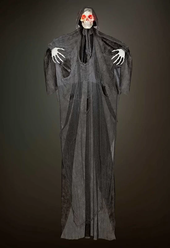 Halloween Κρεμαστό Διακοσμητικό Grim Reaper με Φώς και Ήχο 240cm 318290 (Preview 4)