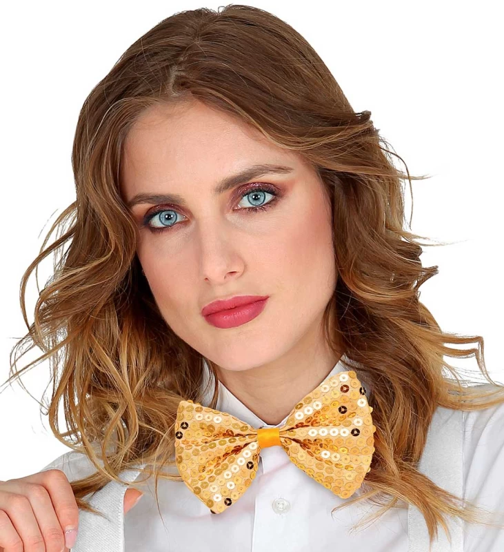 Παπιγιόν Χρυσό με Πούλιες Υφασμάτινο 318302 (Preview 3)