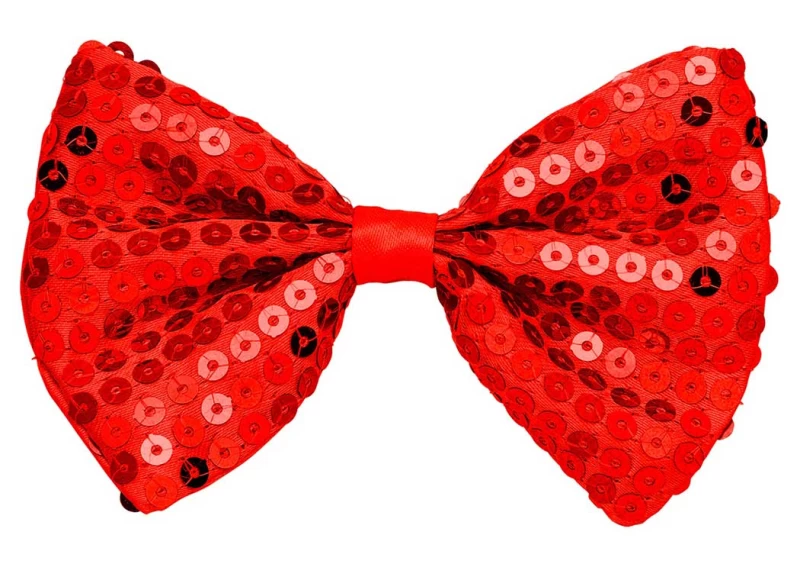 Παπιγιόν Κόκκινο με Πούλιες Υφασμάτινο 318303 (Preview 2)