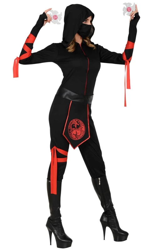 Αποκριάτικη Στολή Νίντζα Γυναίκα 3005 - 318846 (Preview 3)
