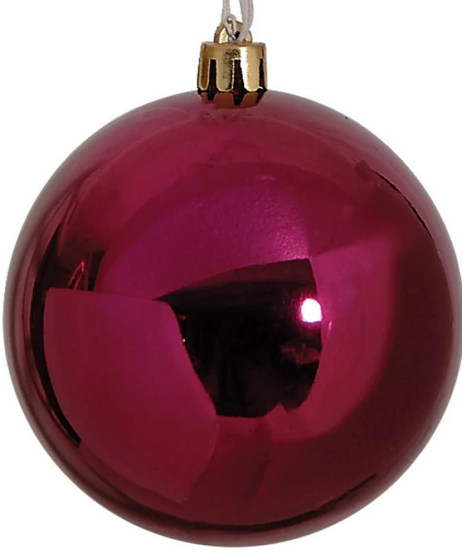 Μώβ Χριστουγεννιάτικη Μπάλα 8cm 50187256 (Preview 1)