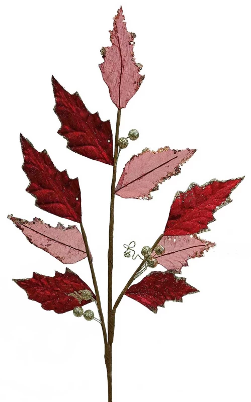 Χριστουγεννιάτικο Διακοσμητικό Κλαδί Κόκκινο 72cm 203585 (Preview 1)