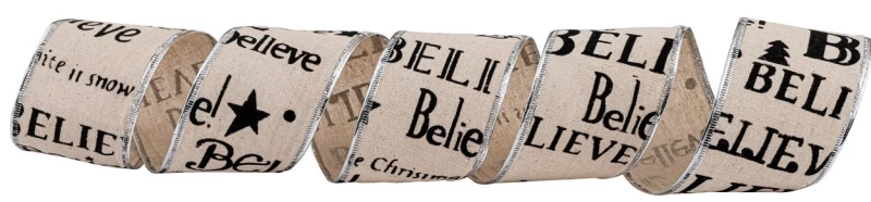 Χριστουγεννιάτικη Κορδέλα Υφασμάτινη 8.23m 176590 (Preview 1)