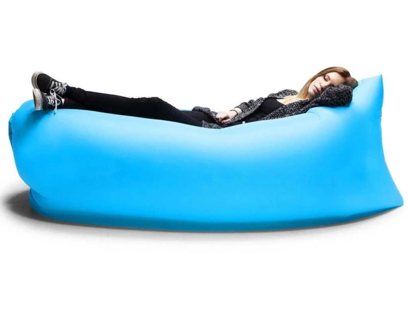 Lazy Bag - Πράσινη Φουσκωτή Πολυθρόνα Παραλίας 200 x 70cm - 176217 (Preview 5)