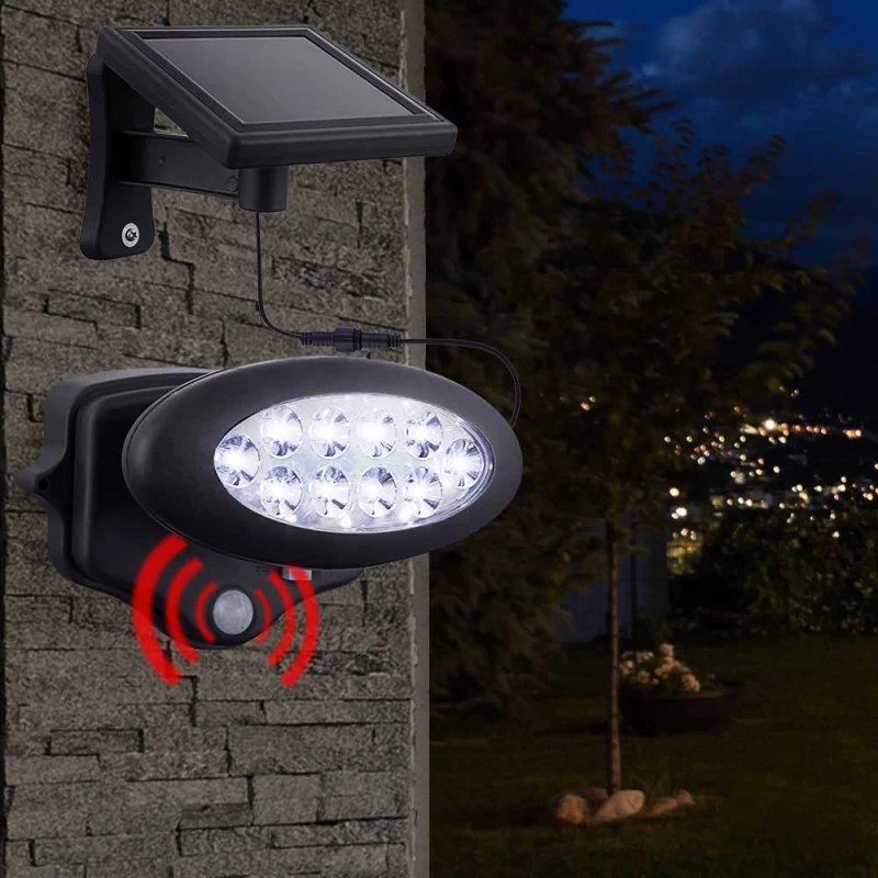 Pro Garden Solar 10 Led - Ηλιακός Προβολέας με Αισθητήρα Κίνησης - 891744 (Preview 3)
