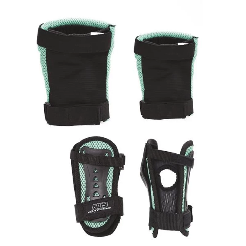 Προστατευτικά SET NILS EXTREME H706 SIZE Medium ΜΑΥΡΟ/ΤΙΡΚΟΥΑΖ (Preview 2)