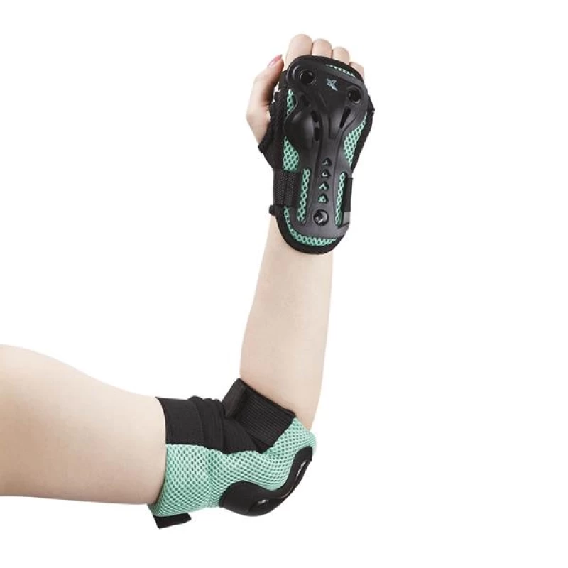 Προστατευτικά SET NILS EXTREME H706 SIZE Medium ΜΑΥΡΟ/ΤΙΡΚΟΥΑΖ (Preview 8)