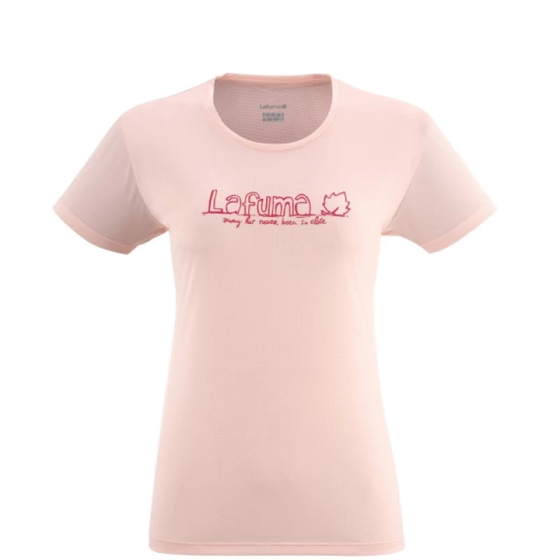 T-shirt Γυναικείο Lafuma Corporate Tee Nostalgia Pink (Preview 1)