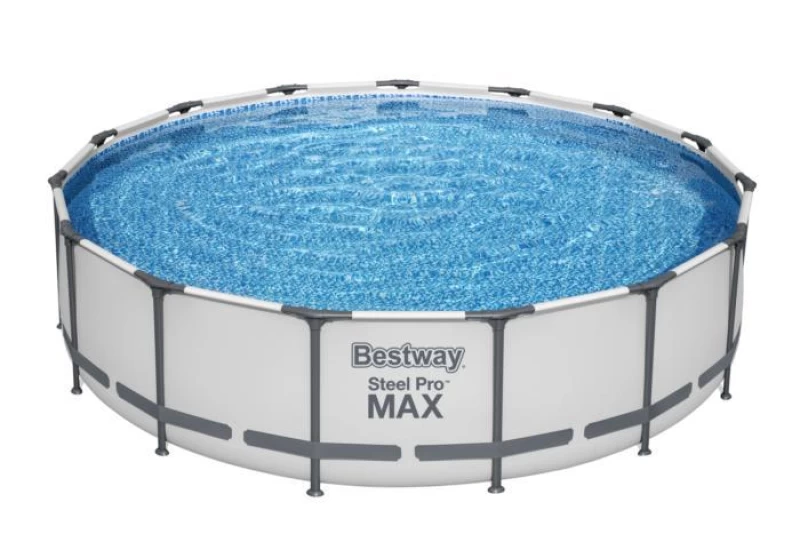 Power Steel Pro Max POOL SET BESTWAY Στρογγυλή Πισίνα PVC με Μεταλλικό Σκελετό, Αντλία (Preview 3)
