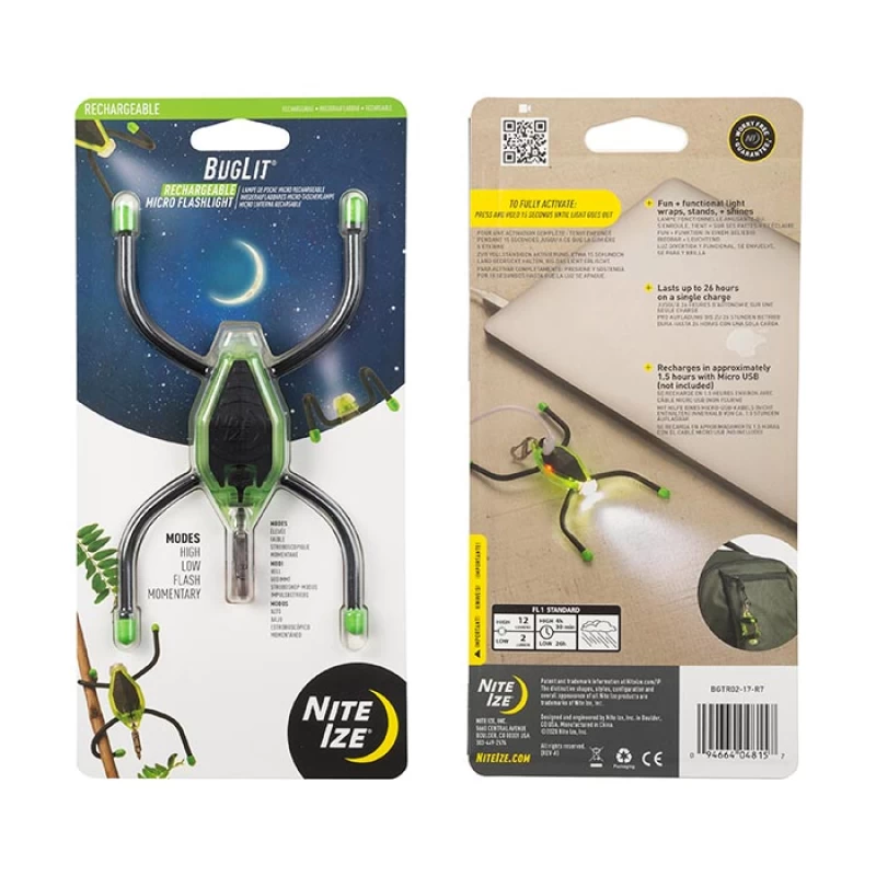 Φακός Nite Ize BUGLIT MICRO FLASHLIGHT LIME /Black (Preview 8)