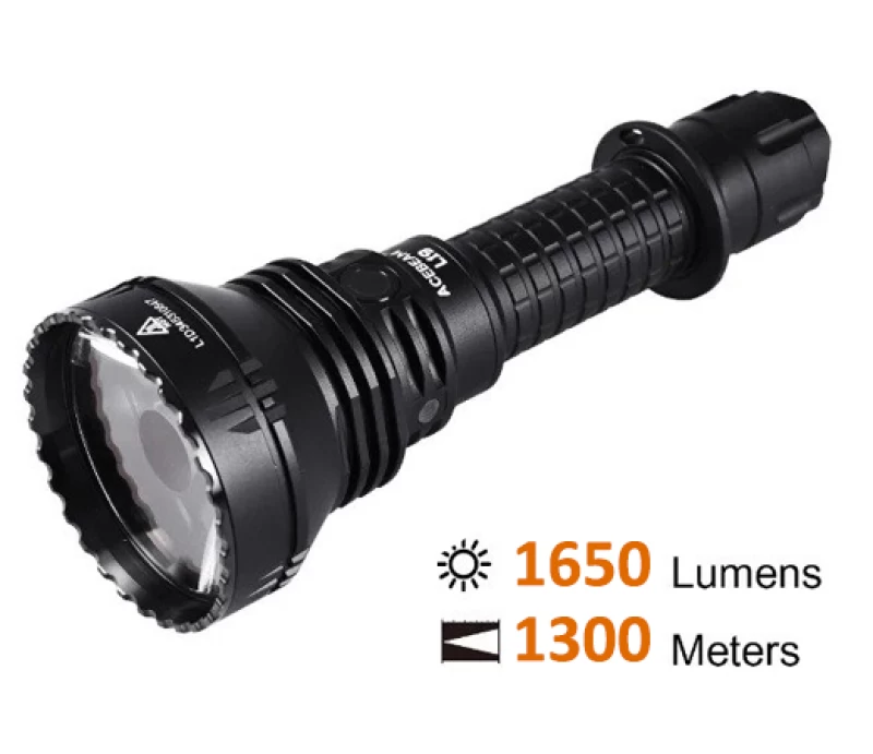 Φακός μεγάλης εμβέλειας Acebeam  L19 2.0 OSRAM +Battery (Preview 1)