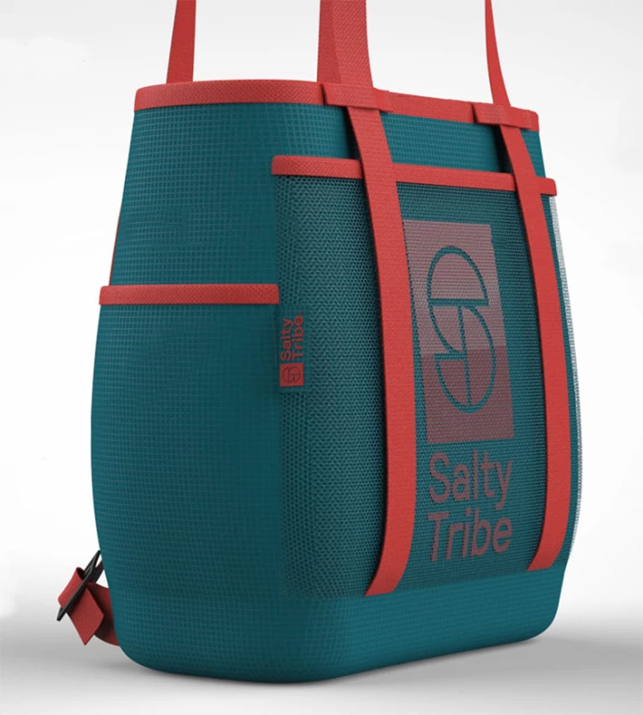 Jobe Beach Tote SALTY TRIBE 45x40x21 cm, Τσάντα παραλίας, TRI-053 (Preview 5)