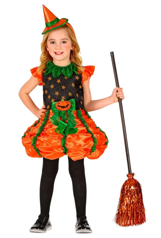 Αποκριάτικη Παιδική Στολή Μάγισσα Κολοκυθάκι 0185 - 318805 (Preview 3)